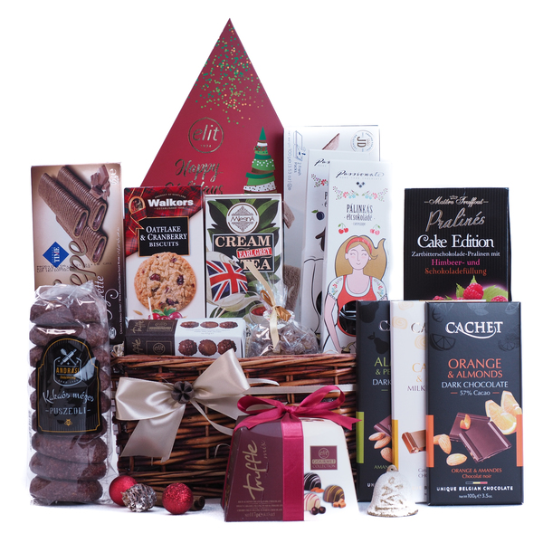 Karácsonyi ajándékkosár