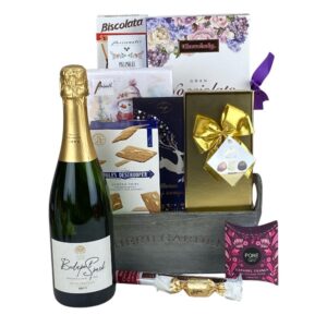 Karácsonyi Budapest Spark (crémant – francia pezsgő) ajándékkosár