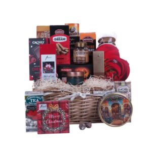 Alkoholmentes karácsonyi ajándékkosár