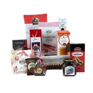 Finomságok mamáknak ajándékkosár