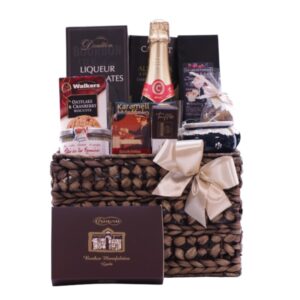 Elegancia pezsgő ajándékkosár