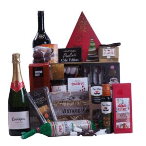 Karácsonyi gourmet csemege ajándékkosár